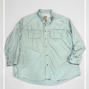 L.L. Bean Tropicwear Long-Sleeve‎ Fishing Shirt | XL Tall